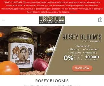 Roseyblooms.com(Delicious Collard Greens in Minutes...Not Hours) Screenshot