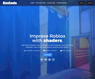 Roshade.com(Take Roblox to the limits) Screenshot