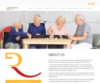 Roshana.com.au(Roshana Care Group) Screenshot