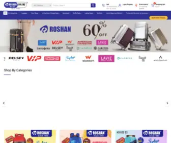 Roshanbags.com(Luggage Bags) Screenshot