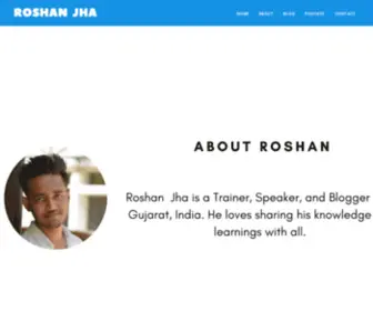 RoshanjHa.com(Roshan Jha) Screenshot