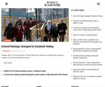 Roshankashmir.net(Leading News Website) Screenshot