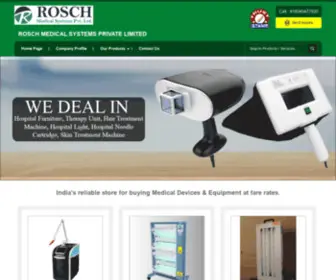 Roshmedi.com(LED OT Light Manufacturer) Screenshot