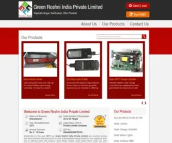 Roshniindia.co.in(Green Roshni India Private Limited) Screenshot