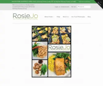 Rosiejomeals.com(RosieJo Meals) Screenshot