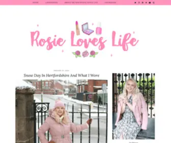Rosieloveslife.co.uk(Rosie Loves Life) Screenshot