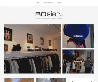 Rosier41.be(Rosier 41) Screenshot