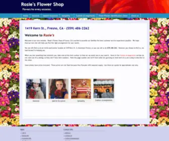 Rosiesflowershop.net(Rosie's Flower Shop) Screenshot