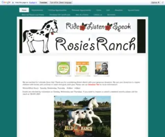 Rosiesranch.com(Rosie's Ranch) Screenshot