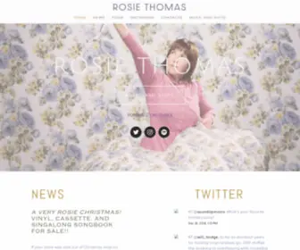 Rosiethomas.com(Rosie thomas) Screenshot