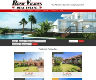 Rosieviljoenestates.co.za(Property and houses for sale and to rent in Alberton) Screenshot