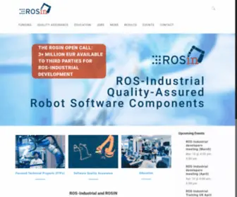 Rosin-Project.eu(ROSIN) Screenshot