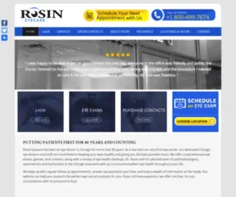 Rosineyecare.com(Rosin Eyecare) Screenshot