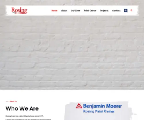 Rosingpaint.com(Atlanta Painting Contractors) Screenshot