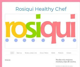 Rosiqui.com(Rosiqui Healthy Chef) Screenshot