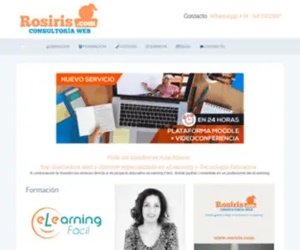 Rosiris.com(Diseño de tiendas online) Screenshot