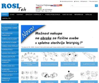 Rositeh.si(KMETIJSKA IN INDUSTRIJSKA HIDRAVLIKA) Screenshot