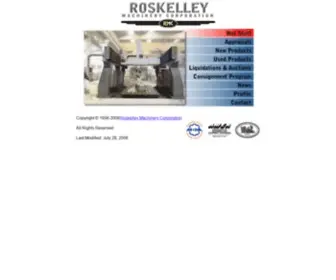 Roskelley.com(Roskelley Machinery Corporation) Screenshot