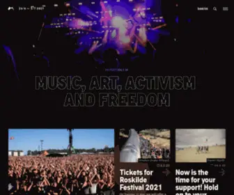 Roskilde-Festival.com(Roskilde Festival) Screenshot