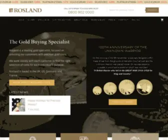 Rosland.co.uk(Rosland Gold) Screenshot