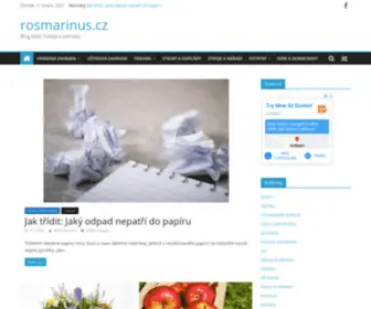 Rosmarinus.cz(Blog dům) Screenshot