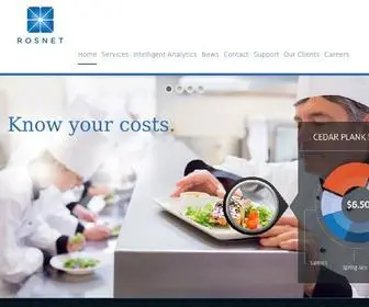 Rosnet.com(The fully integrated restaurant solution) Screenshot