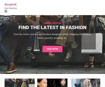 Rospink.com(Just Fashion) Screenshot