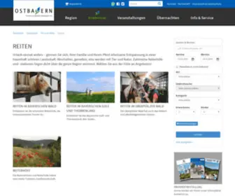 Ross-UND-Reiter-Urlaub.de(Oberpfälzer Wald) Screenshot