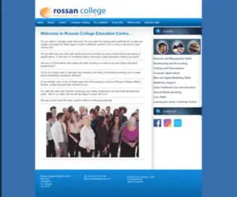 Rossan.com(Rossan College Education Centre) Screenshot