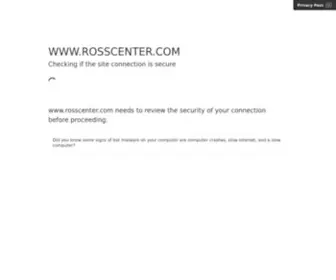 Rosscenter.com(The Ross Center) Screenshot