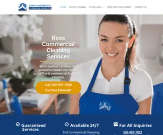 Rosscommercialservices.com(Ross Commercial Cleaning Services) Screenshot