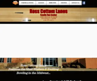 Rosscottomlanes.com(Ross Cottom Lanes) Screenshot