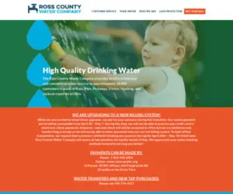 Rosscowater.org(Ross County Water Company) Screenshot