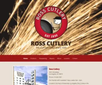 Rosscutlery.com(Ross Cutlery was founded in 1930 and) Screenshot