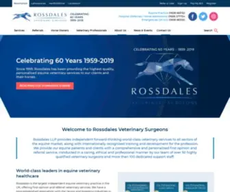 Rossdales.com(Home (Newmarket)) Screenshot