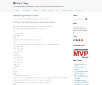 Rosseaux.net(Benjamin Rosseaux) Screenshot