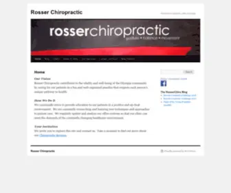 Rosserchiro.com(Rosser Chiropractic) Screenshot