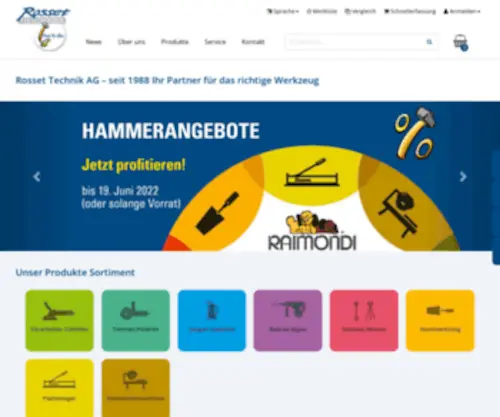 Rosset-Technik.ch(Rosset Technik) Screenshot