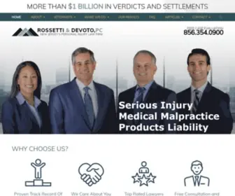 Rossettidevoto.com(Accident Lawyer) Screenshot