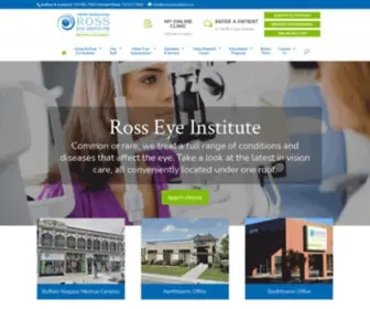 Rosseye.com(Ross Eye Institute) Screenshot