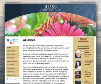 Rossfuneral.com(Ross Funeral Home) Screenshot