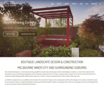 Rossgoodmandesign.com.au(Melbourne Landscape Design & Construction) Screenshot