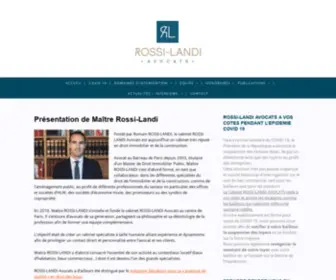 Rossi-Landiavocat.fr(Romain Rossi) Screenshot