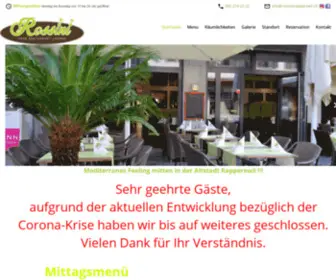 Rossinirapperswil.ch(Restaurant Rossini Rapperswil) Screenshot