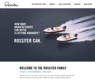 Rossiterboats.com(Rossiter Boats) Screenshot