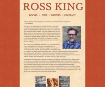 Rosskingbooks.com(Ross King) Screenshot