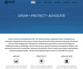 Rosslegalcorp.com(Ross Legal) Screenshot