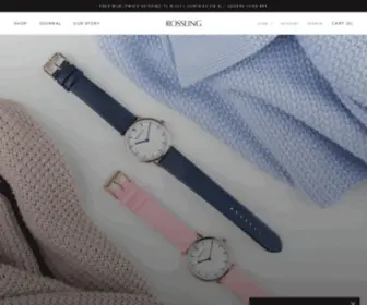 Rossling.co.uk(Minimal and modern designs) Screenshot