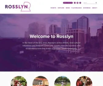 Rosslynva.org(Rosslyn Business Improvement District) Screenshot