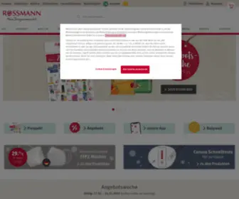 Rossman.de(Im ROSSMANN Drogeriemarkt finden Sie günstige Preise & eine riesige Auswahl) Screenshot